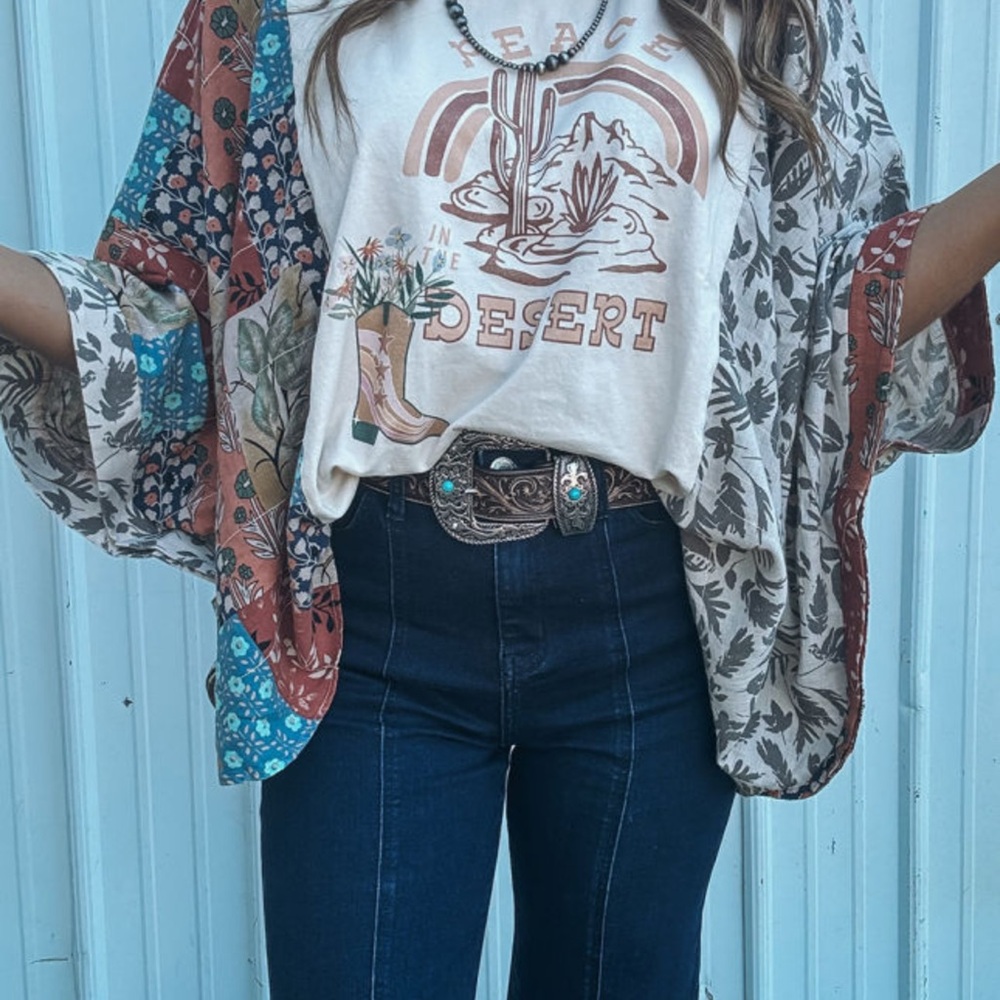 Bohemian Multicolor Graphic Tee